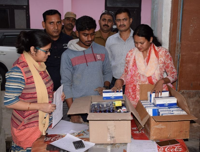 Drugstore recovered from Alankrita Medical Store warehouse