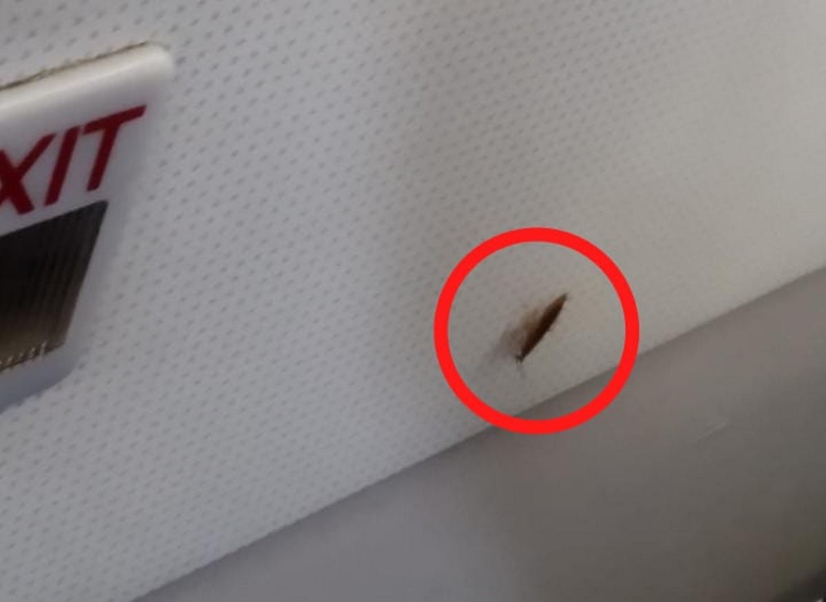 passenger complained on Twitter about worm in plane of Indigo varanasi