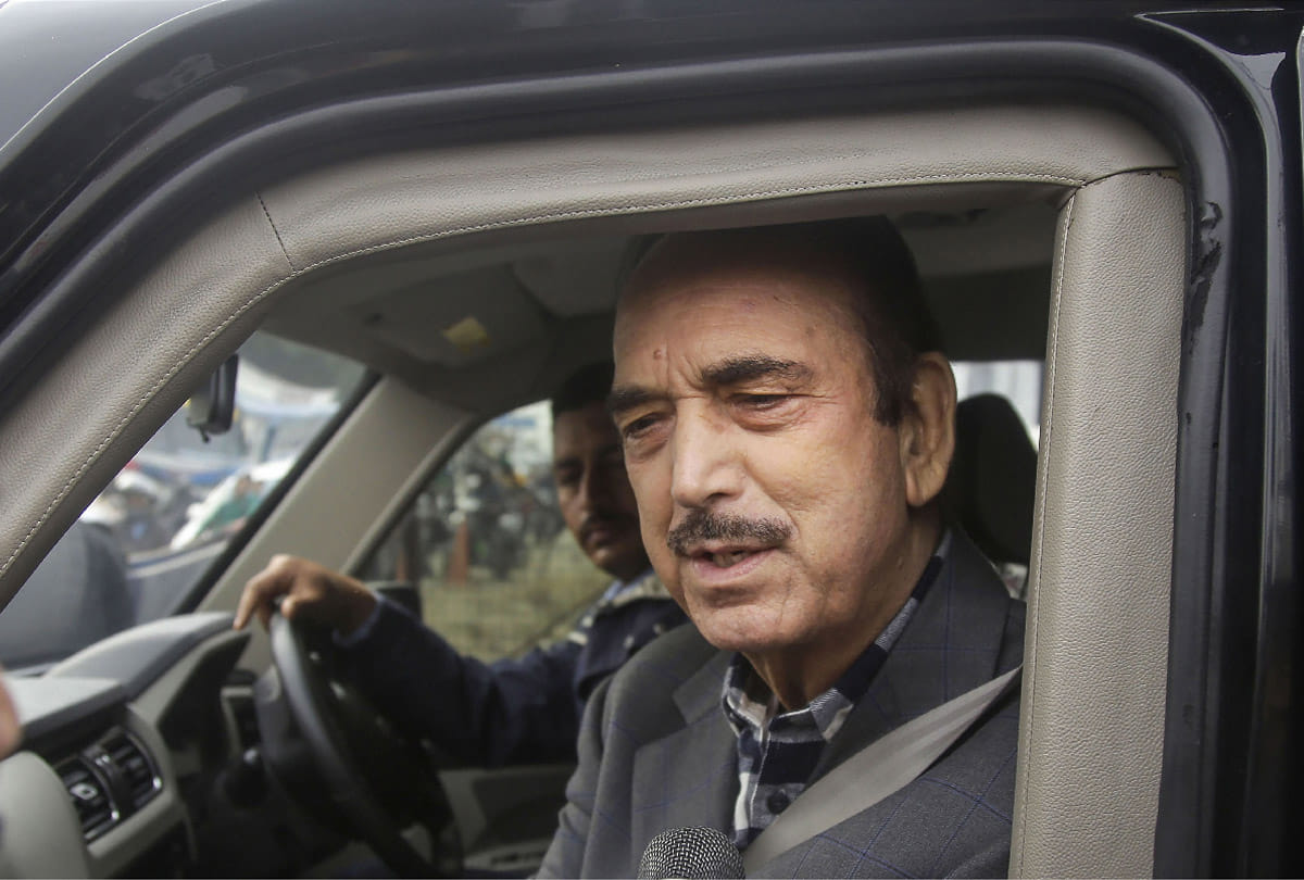 Ghulam Nabi Azad on three-day Jammu kashmir visit party worker said- BJP troubled in BDC election