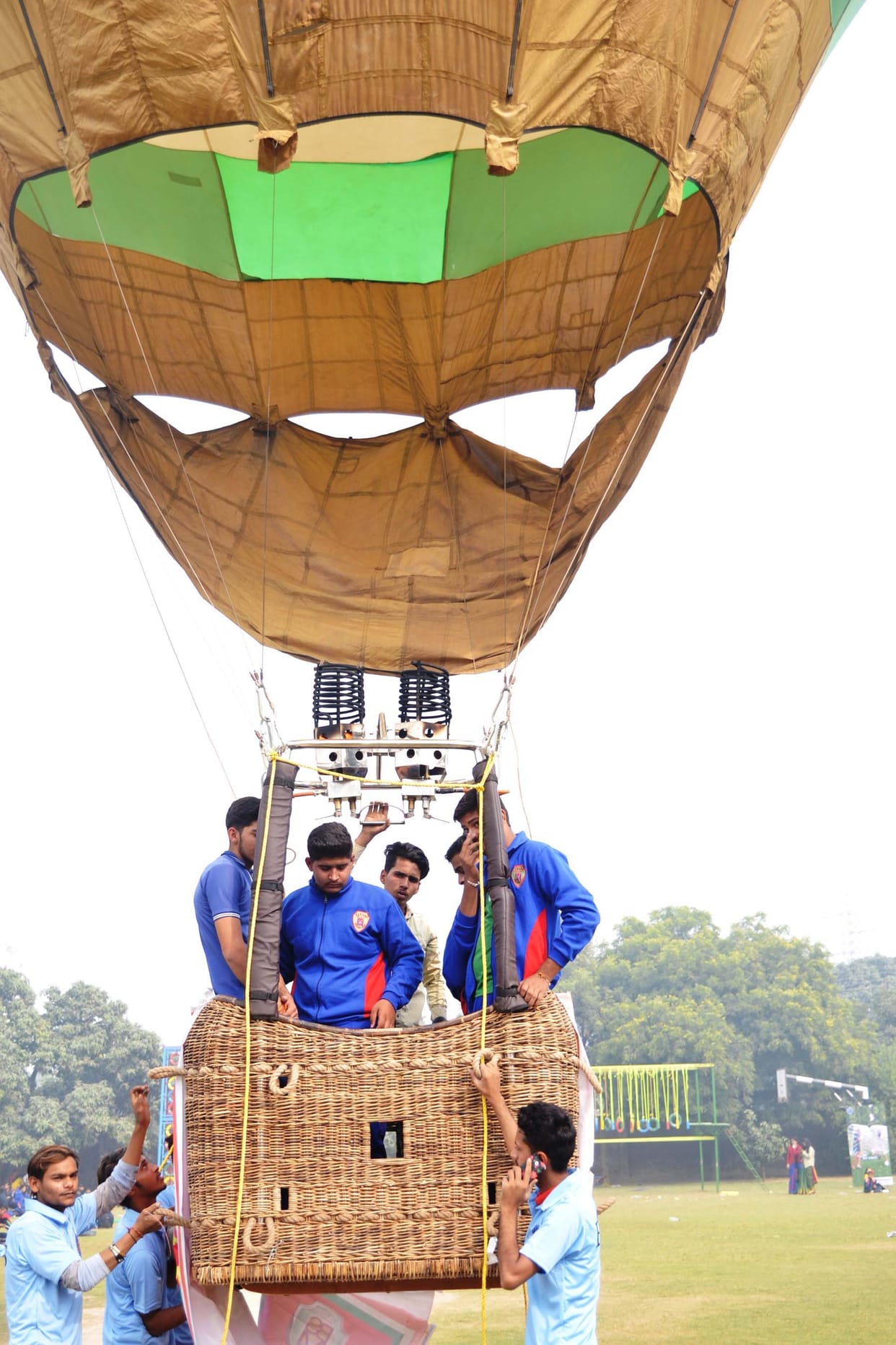 Balloon flight became the center of attraction in Adventure Camp