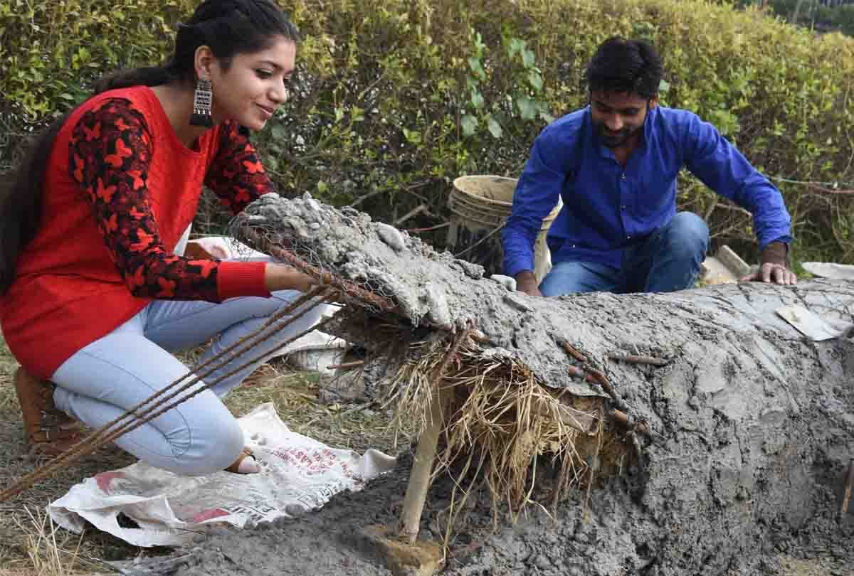 Inauguration of Seven Day International Art Camp in kanpur university