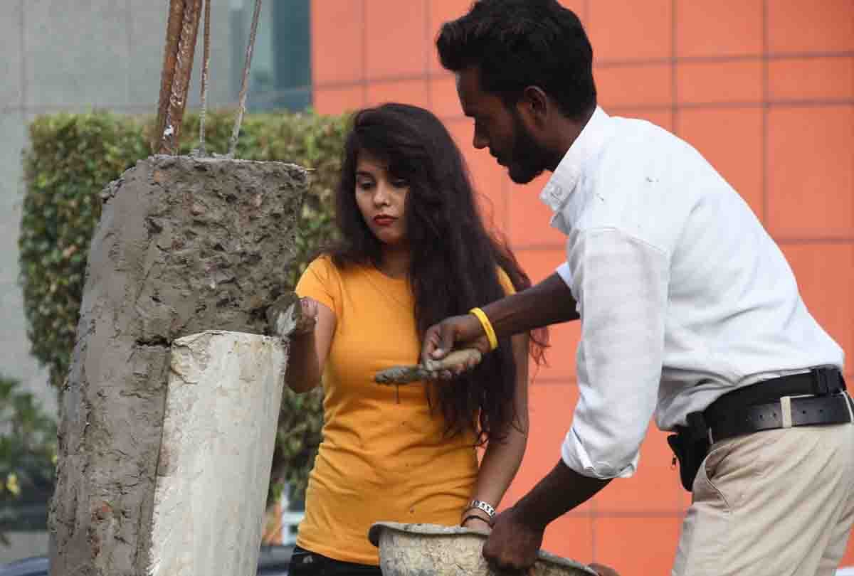 Inauguration of Seven Day International Art Camp in kanpur university