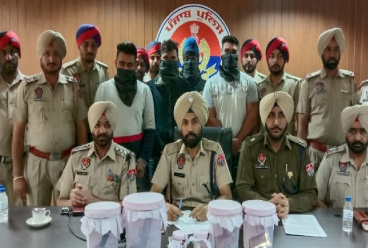 Four Gangsters arrested after Encounter in Barnala of Punjab