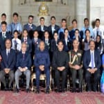 राष्ट्रपति रामनाथ कोविंद के हाथों सम्मानित विद्यार्थी