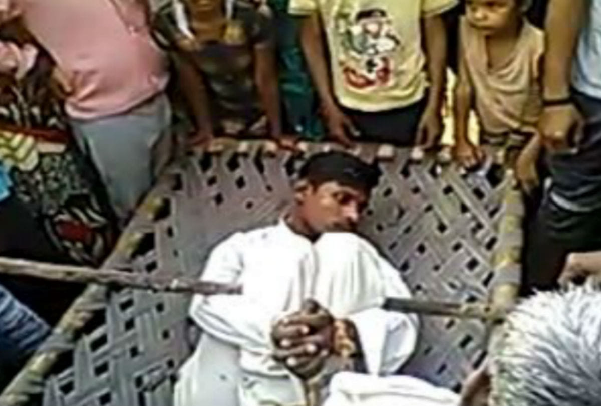 in-laws beaten the young man in agra