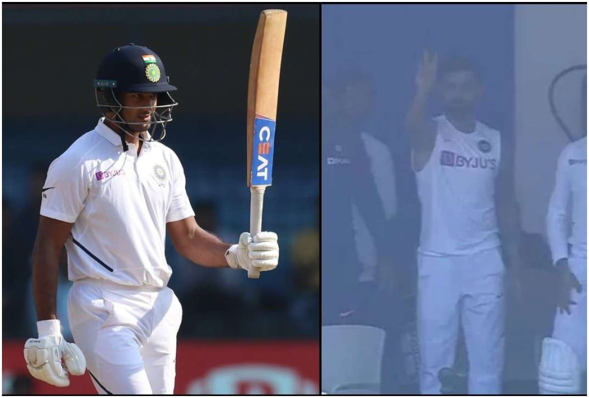 INDvBAN After scoring 200 Virat Kohli wants triple hundred from Mayank Agarwal Watch Video