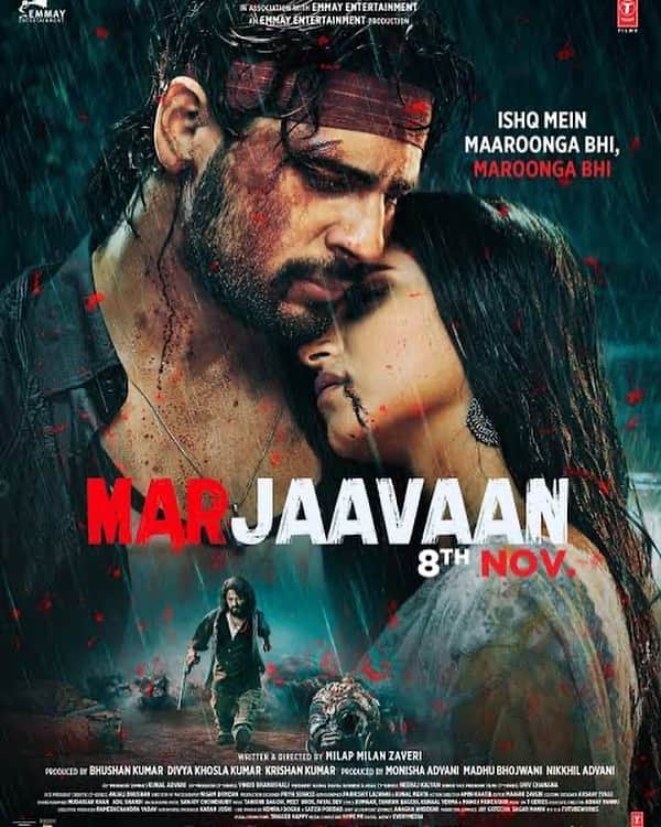 Film Review of Marjaavaan starrer Siddharth Malhotra riteish deshmukh Tara Sutaria Rakul Preet Singh