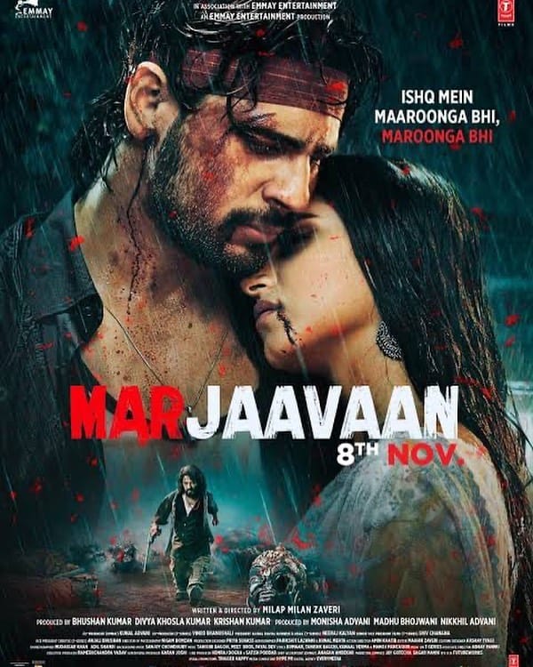 Film Review of Marjaavaan starrer Siddharth Malhotra riteish deshmukh Tara Sutaria Rakul Preet Singh