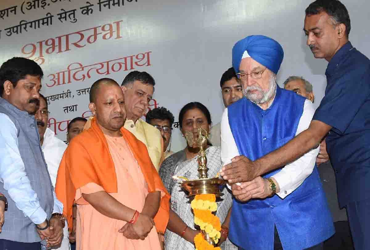 cm yogi inaugurate kanpur metro project