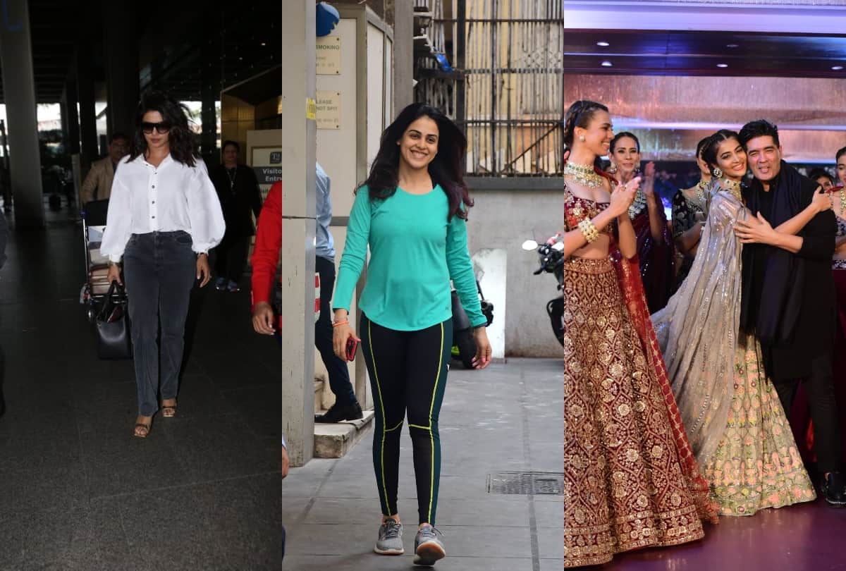 Isha Koppikar Priyanka Chopra Pooja Hegde Sunny LeoneAkshay Kumar Genelia D'Souza spotted in mumbai