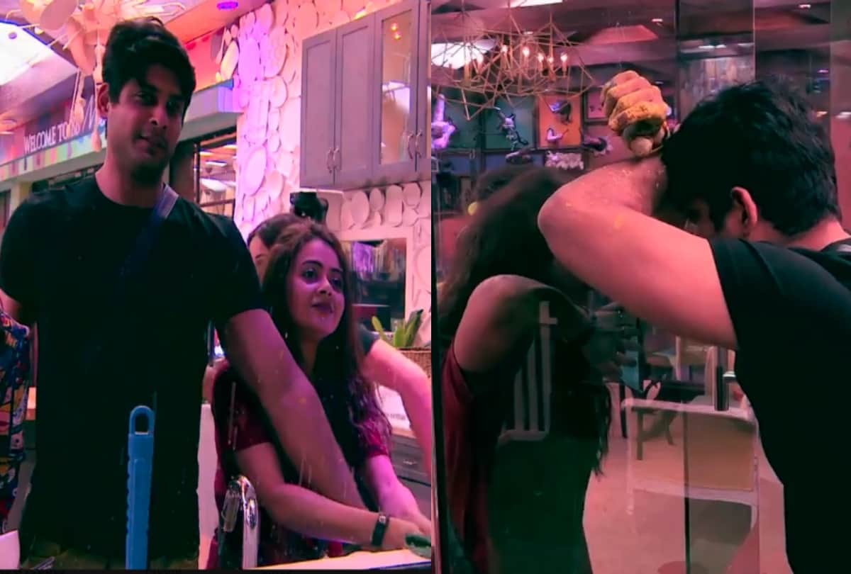 Bigg Boss 13 Siddharth Shukla Devoleena Bhattacharjee romance in front of housemates
