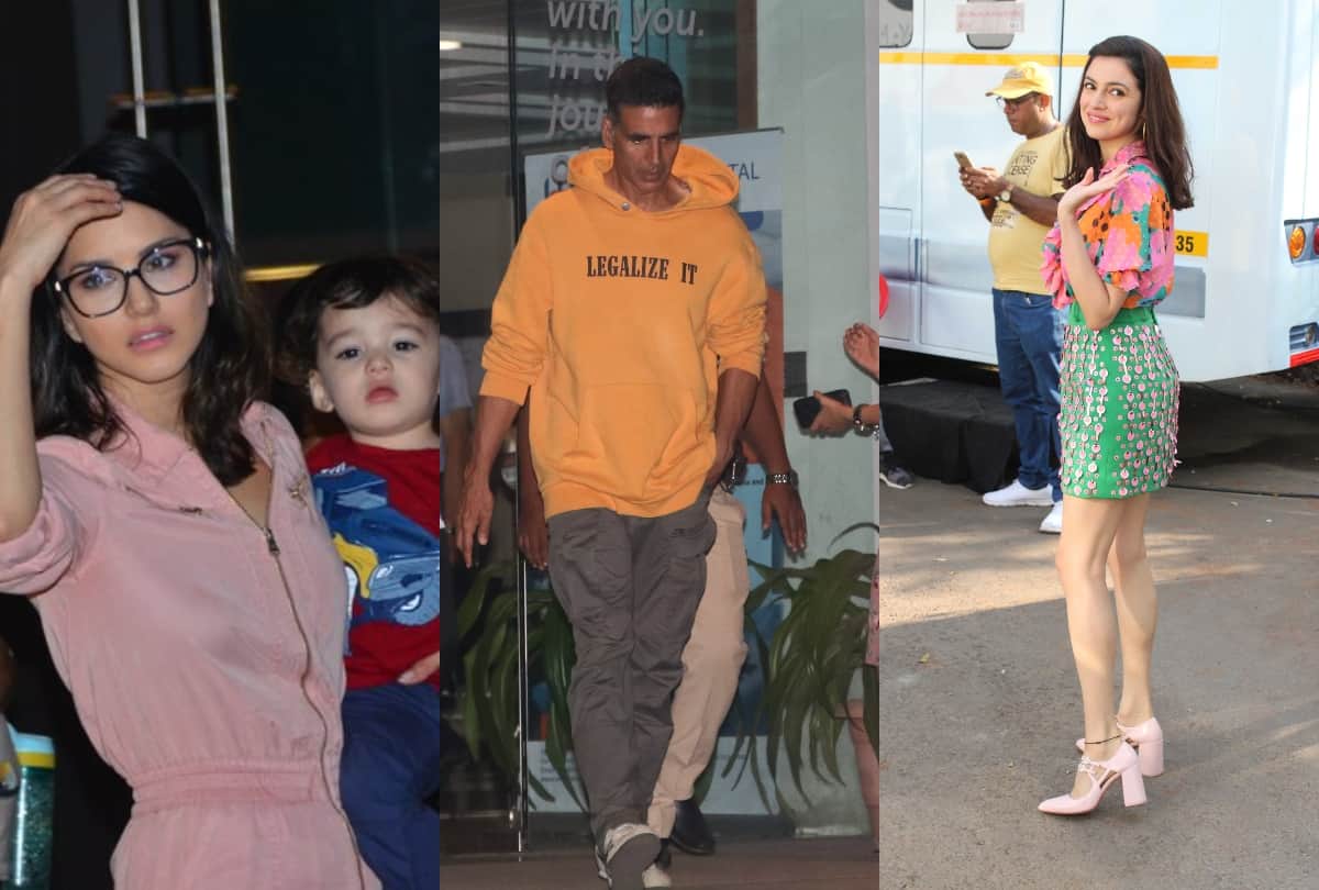 Isha Koppikar Priyanka Chopra Pooja Hegde Sunny LeoneAkshay Kumar Genelia D'Souza spotted in mumbai