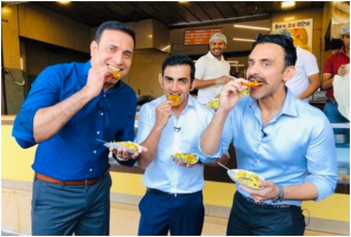 INDvSA VVS Laxman Gautam Gambhir relish pohe jalebi for breakfast in Indore See pics