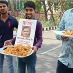 भाजपा के विरोध में उतरे "आप" कार्यकर्ता