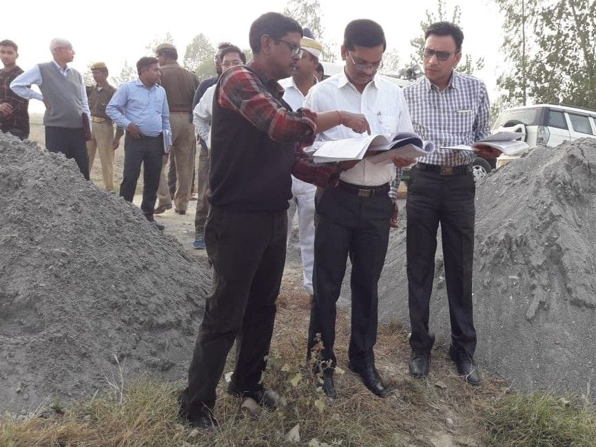 Hathras: DM expresses displeasure at slow pace in Gaushala construction work