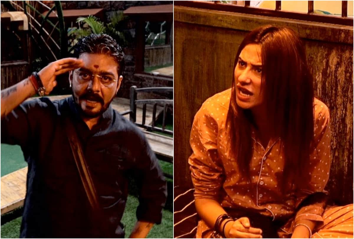 bigg boss 13 gauhar khan takes arti singh supporting vikas pathak