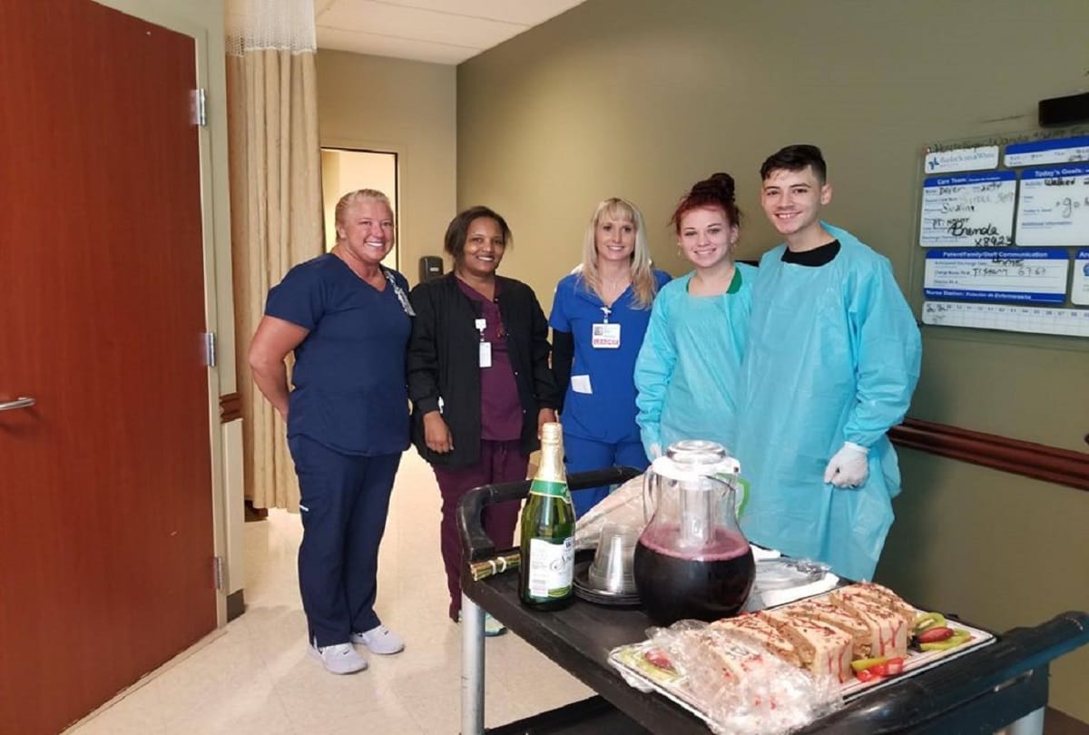 couple brings wedding to hospital to ensure sick father could also be included