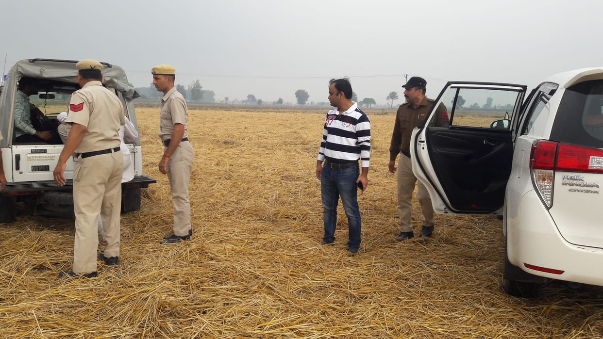 dc held home guard, burn parali, action, fatehabad