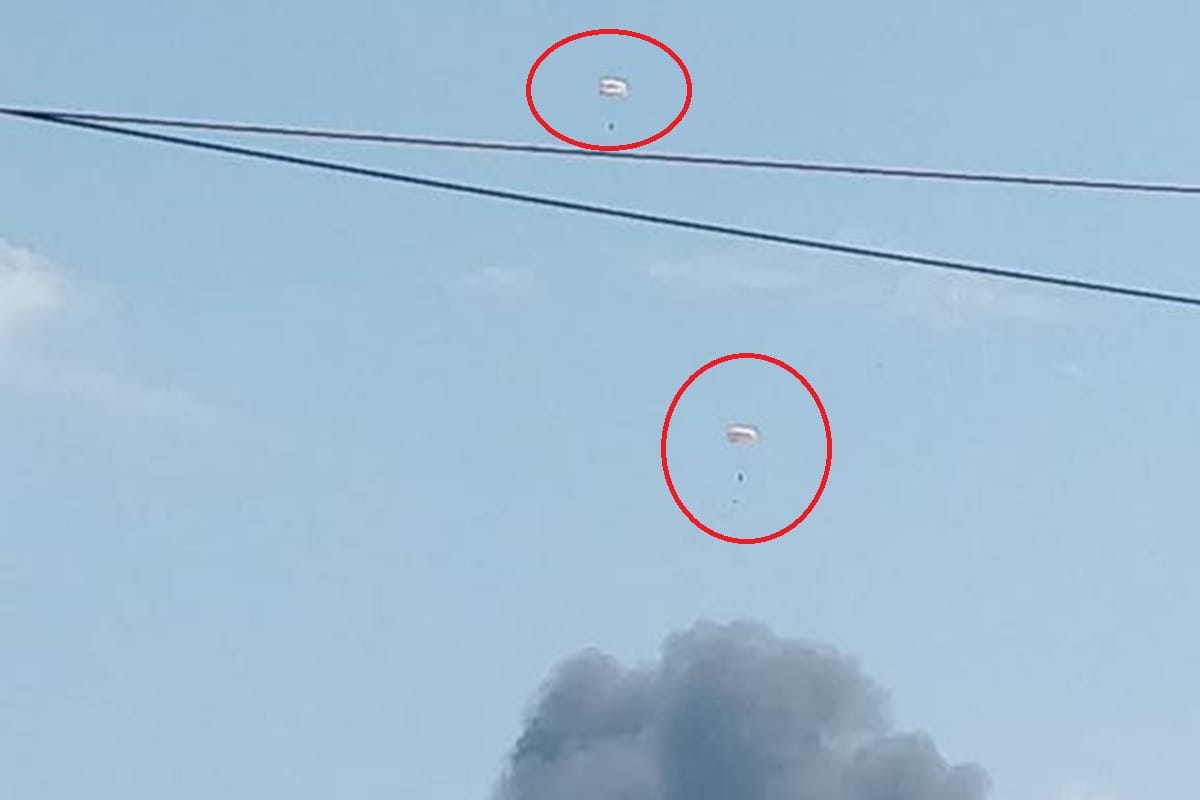 MiG-29K fighter aircraft of Indian Navy crashed in Goa soon after taking off for a training mission