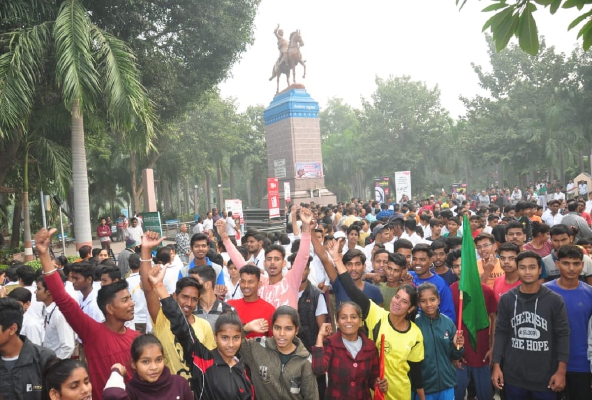 Mini Marathon organized to birth anniversary of maharani Laxmibai