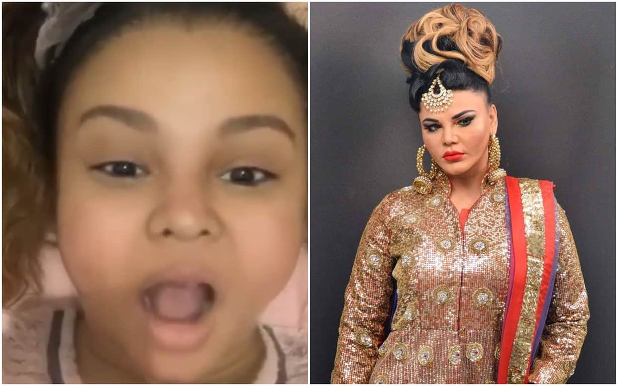 Rakhi Sawant Gets Trolled For sharing Her daughter Video users says is she deepak kalal daughter