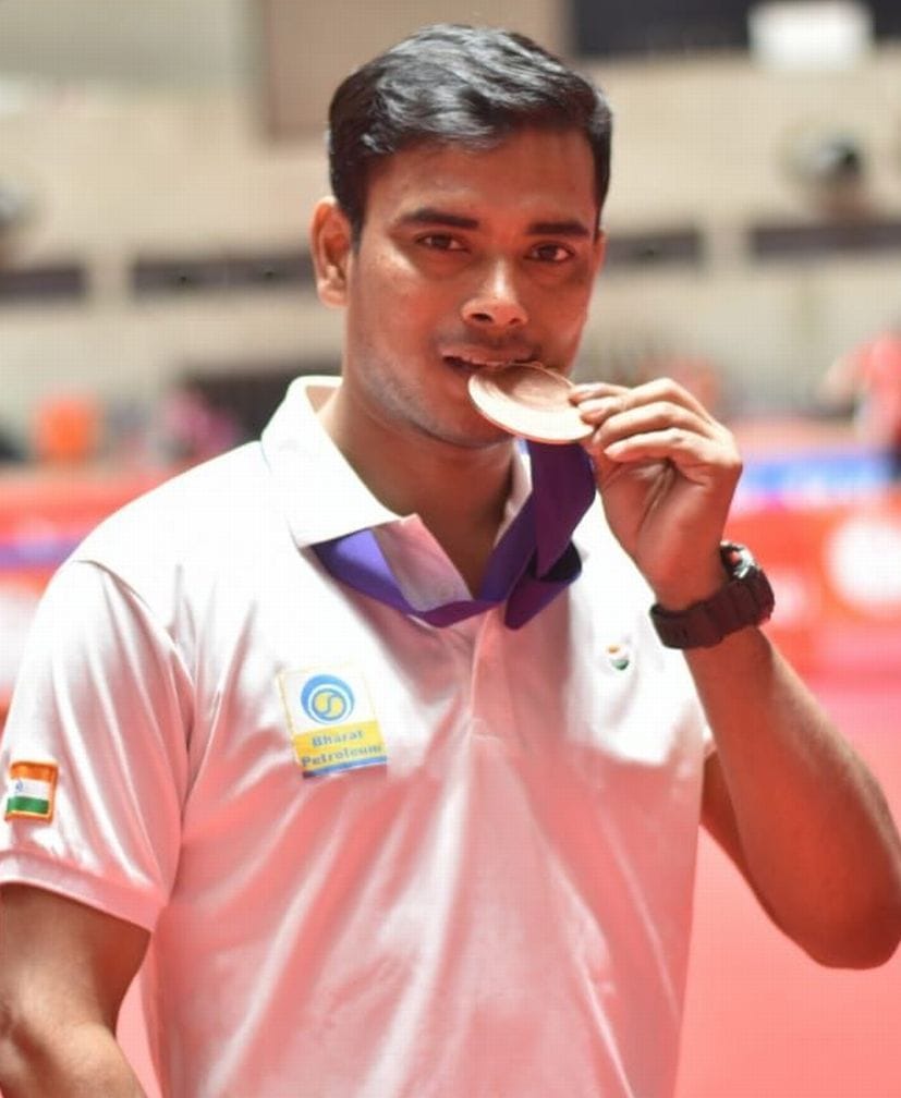 Manoj Sarkar won bronze medal in Tokyo