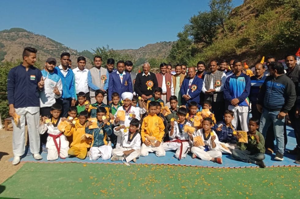 Players showed strength in Taekwondo