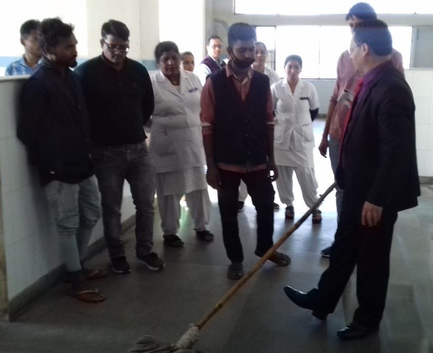 ACMO wiped in Ramnagar hospital
