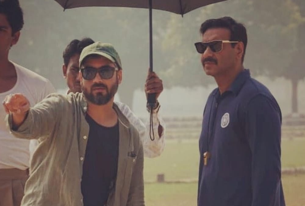 Ajay Devgan been seen teaching football to players at La-Martiniere Ground