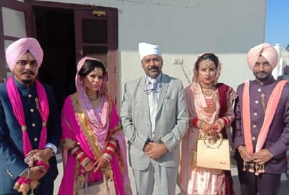 Unique wedding of two brothers in Fatehgarh Sahib of Punjab
