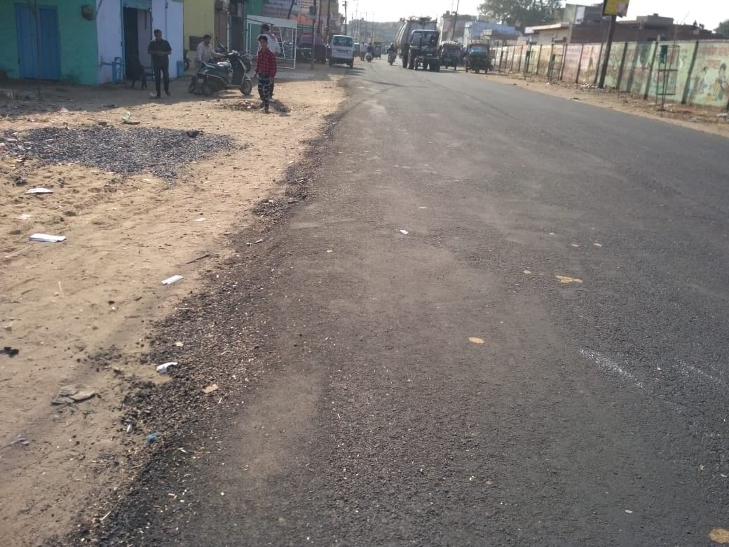 Bareilly road wounds filled with inferior content