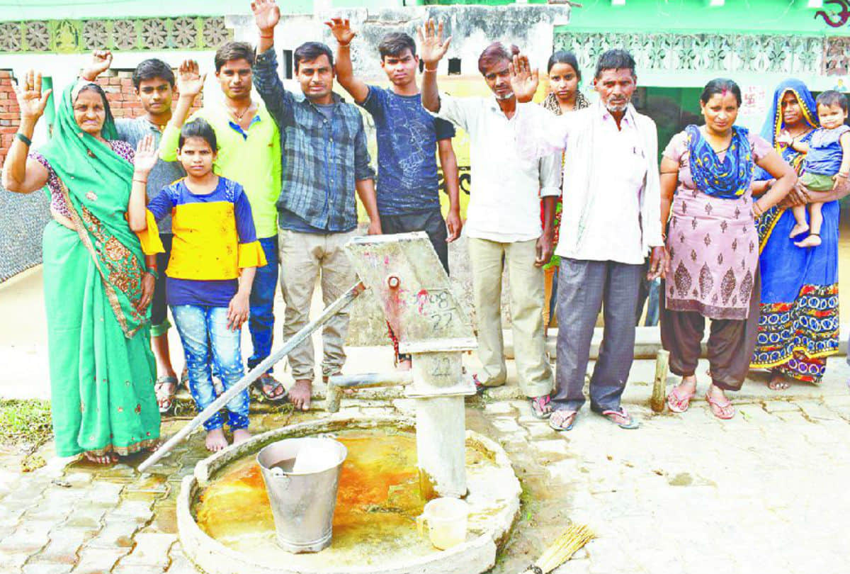 Polluted water in mainpuri kiratpur village report of jal nigam