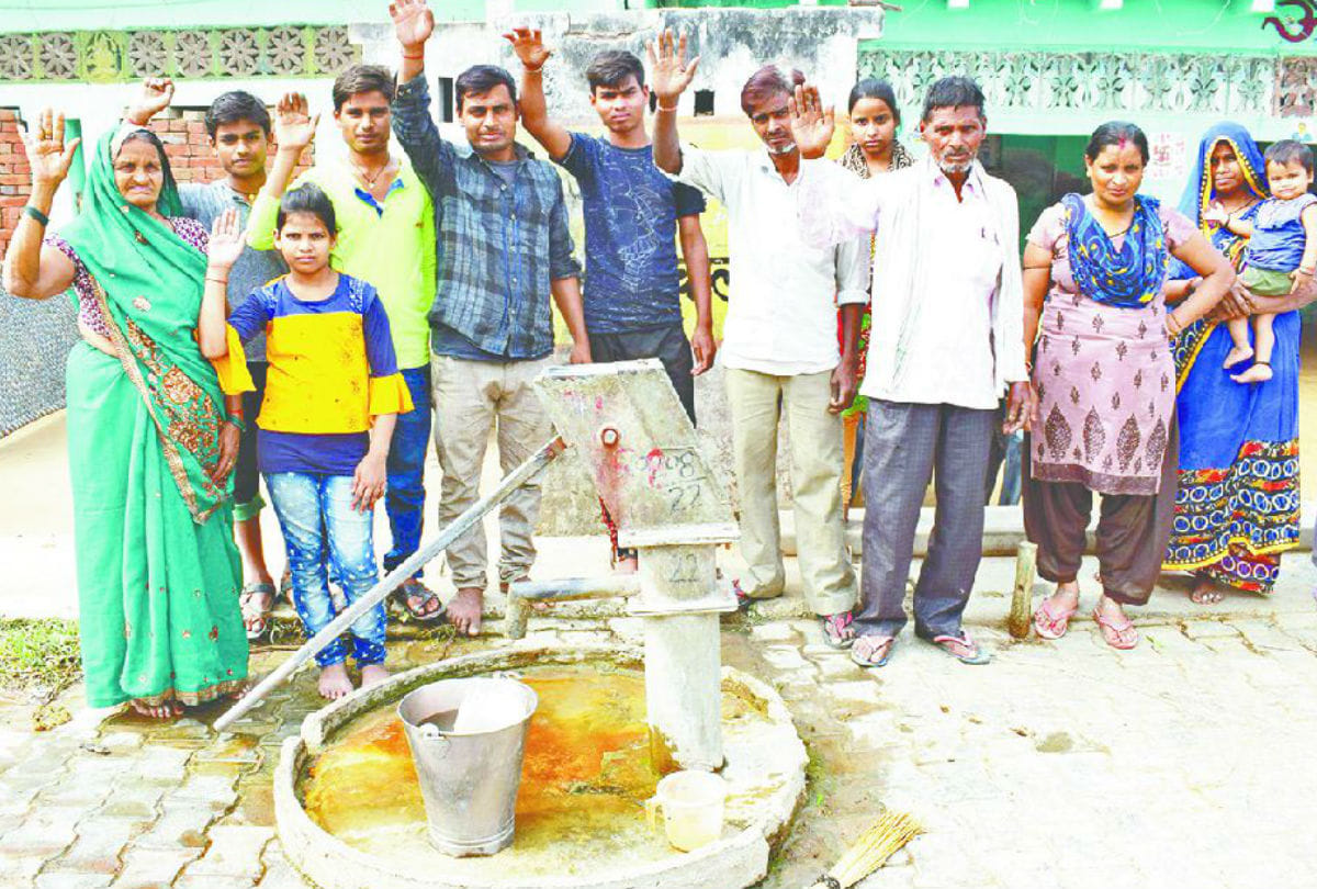 Polluted water in mainpuri kiratpur village report of jal nigam