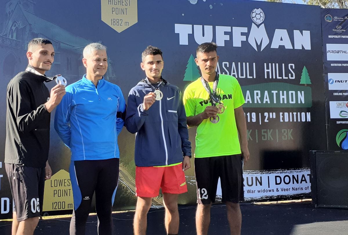 Tuffman marathon in kasauli in solan in himachal pradesh