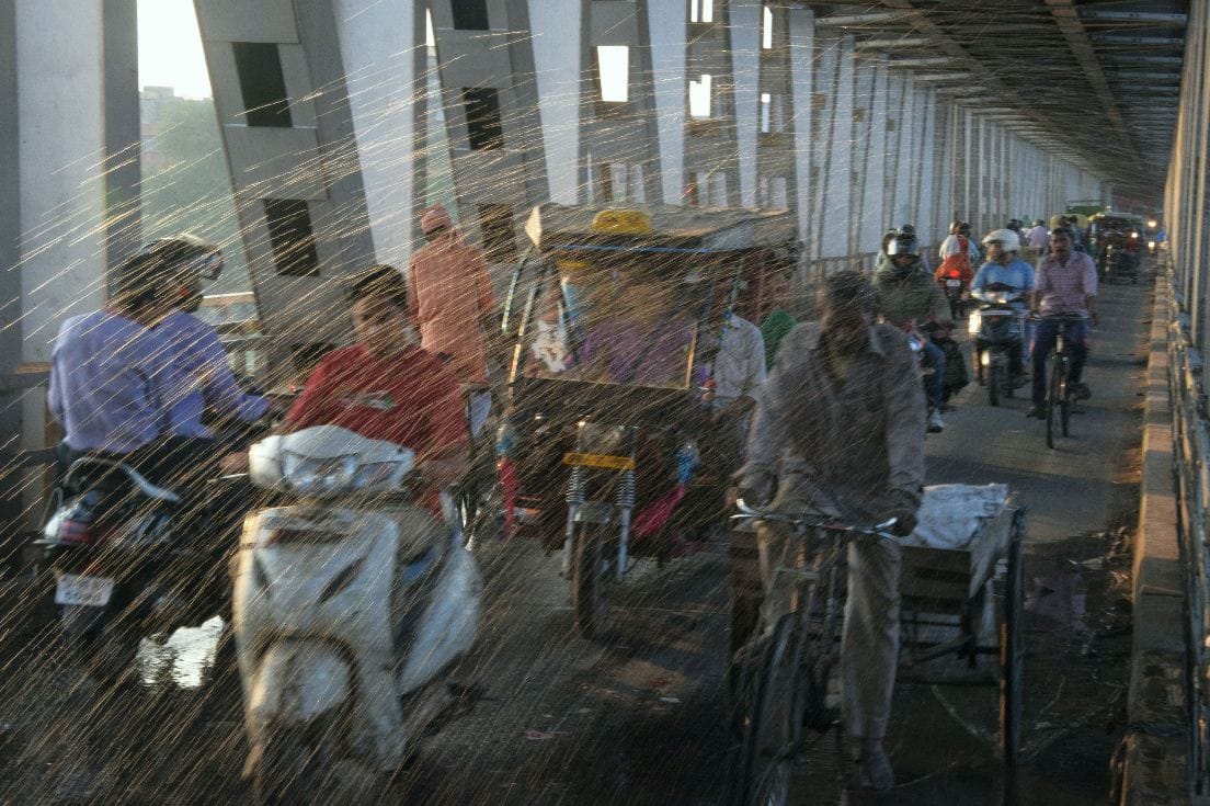 Ganga water pipeline damaged during excavation in agra