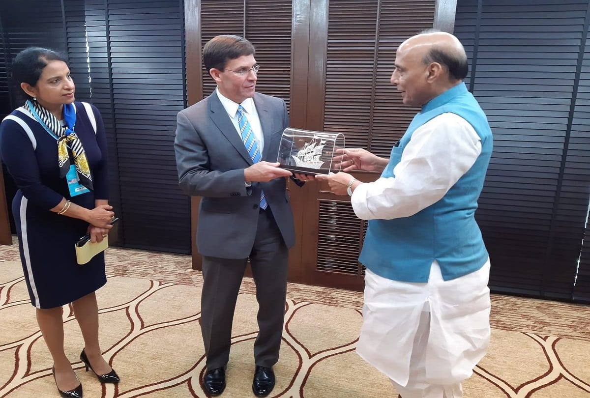 Thailand Bangkok Rajnath Singh holds bilateral meeting with US Defense Minister Mark Esper
