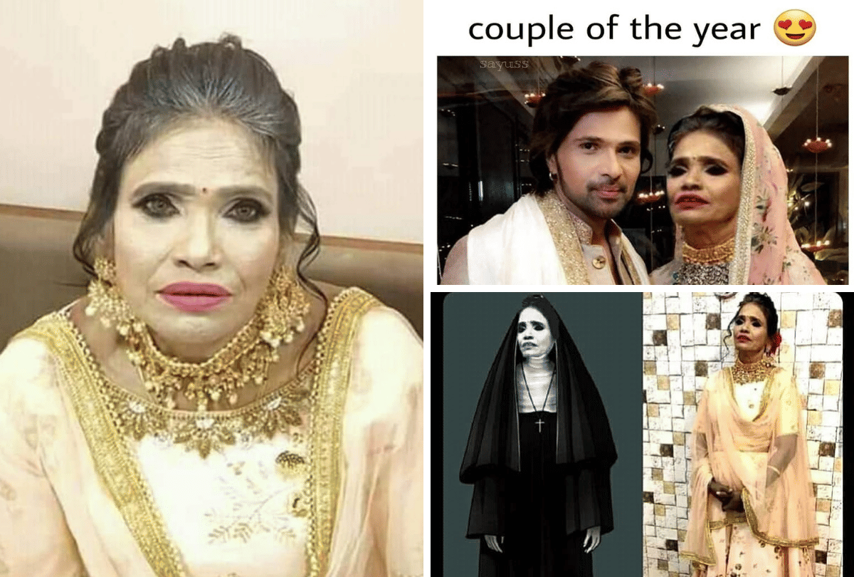ranu mondal nakeup funny memes viral on social media