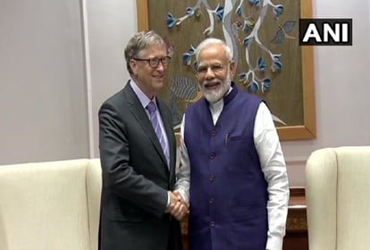 बिल गेट्स ने की पीएम मोदी से मुलाकात