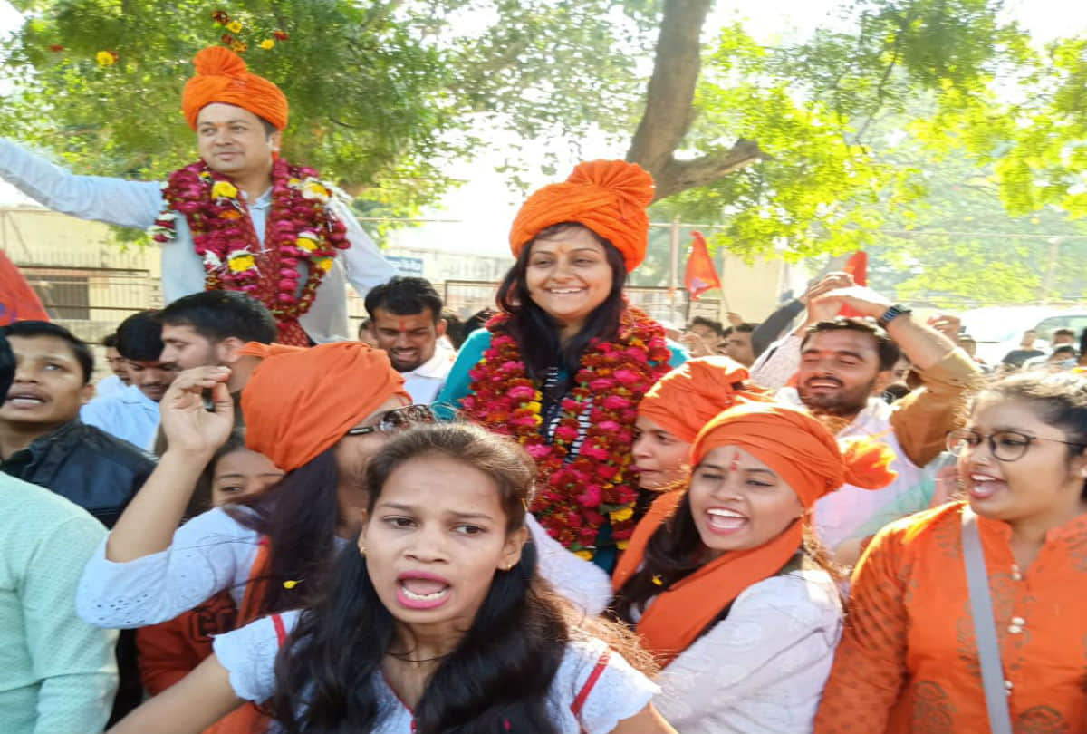 painting camp held on ABVP National session in agra