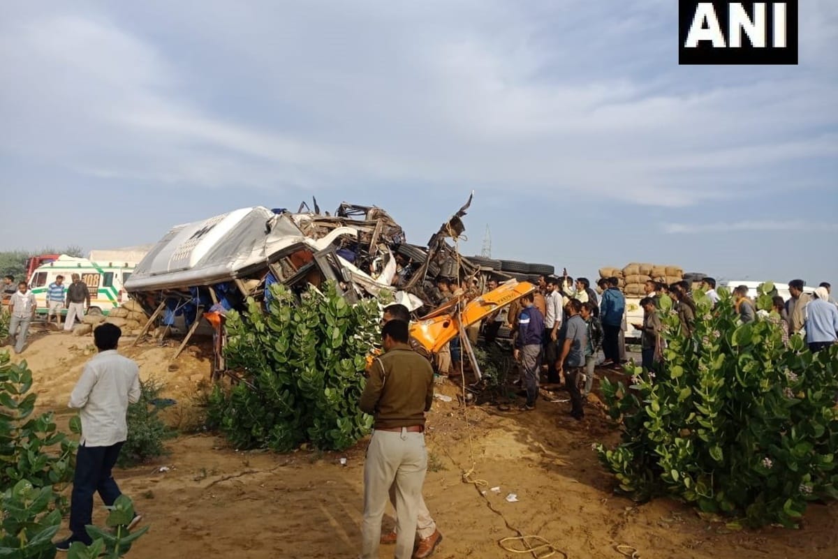 many dead and several injured after bus they were travelling in overturned near Jabalpur