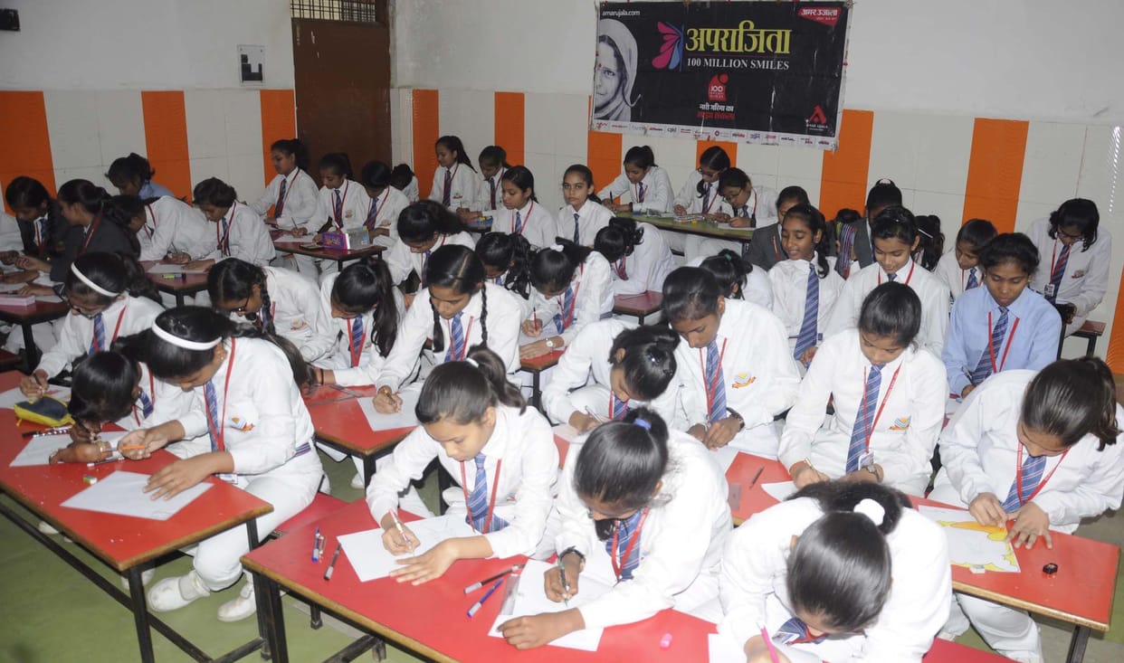 painting competition organised in aparajita