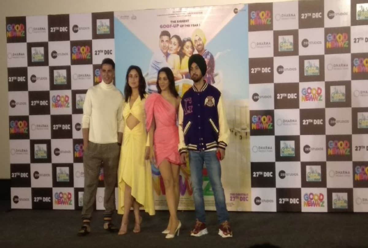 Good Newwz Review: Starring Akshay Kumar Kareena Kapoor Khan Diljit Dosanjh Kiara Advani