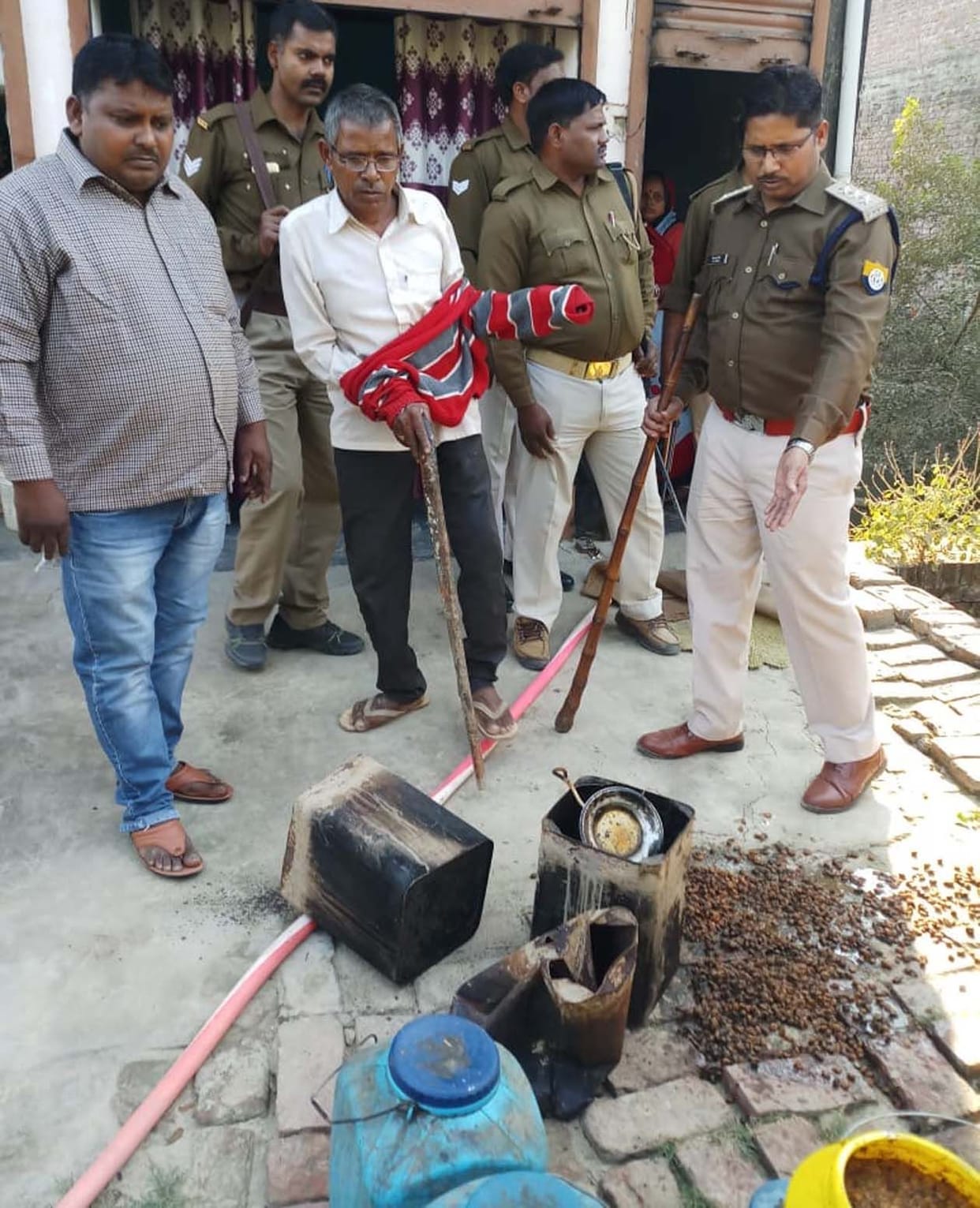 police found the illegal wine