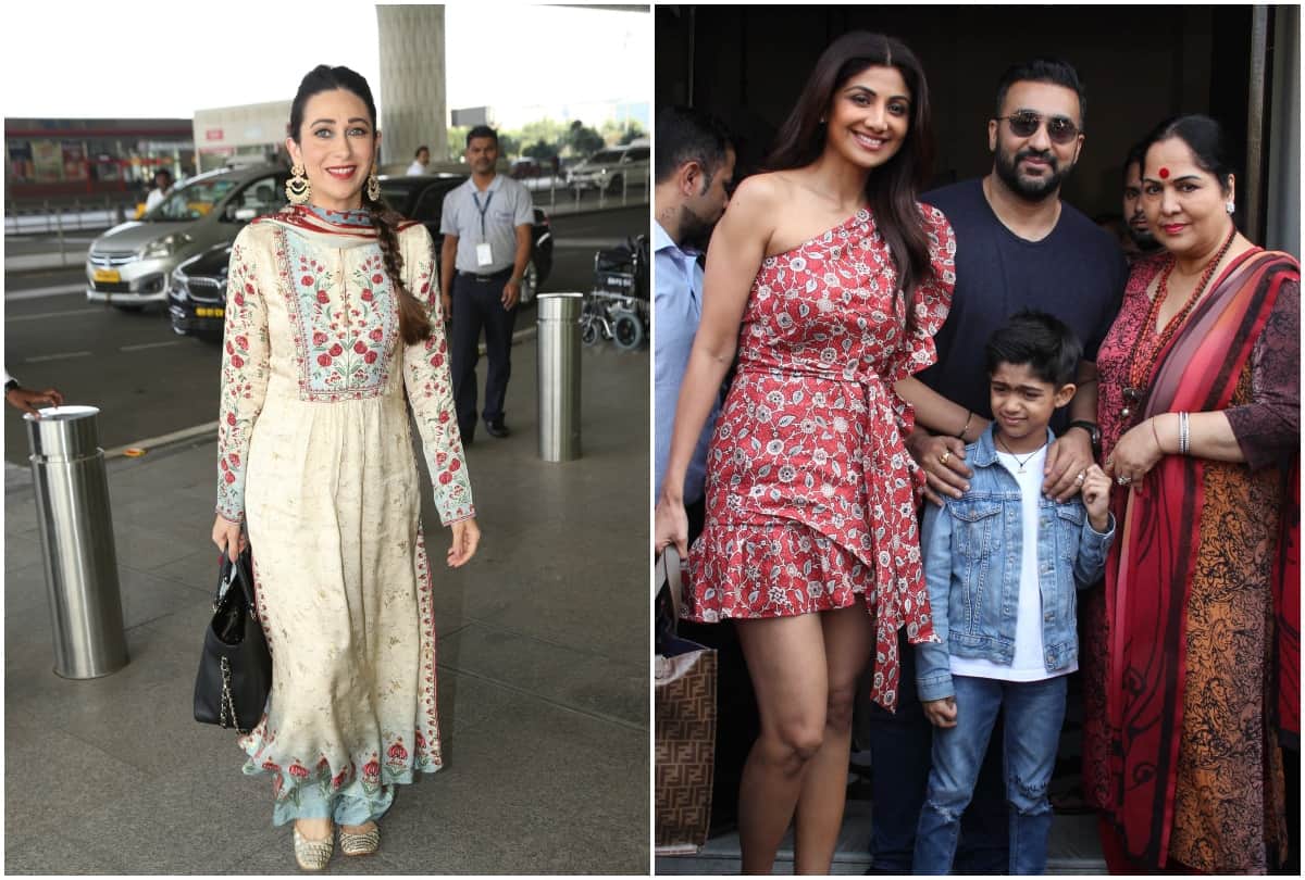 karishma kapoor to shilpa shetty here bollywood celebs spotted
