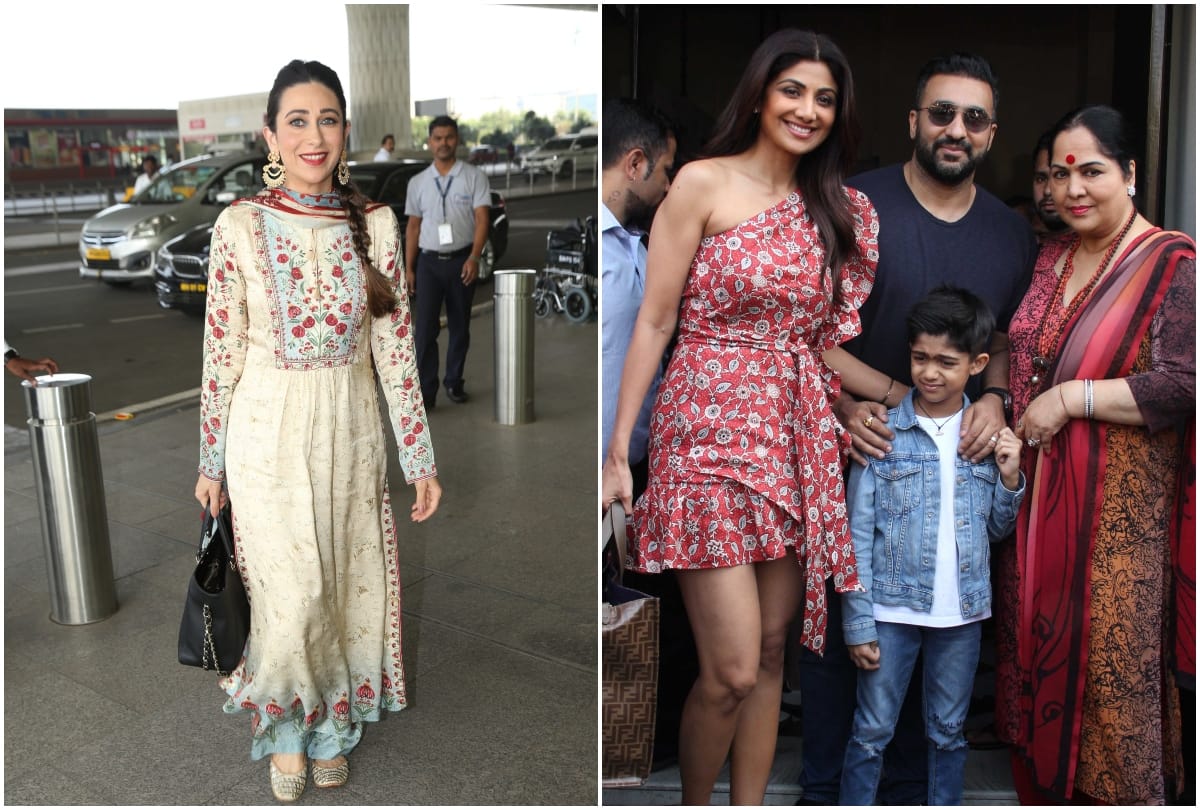 karishma kapoor to shilpa shetty here bollywood celebs spotted