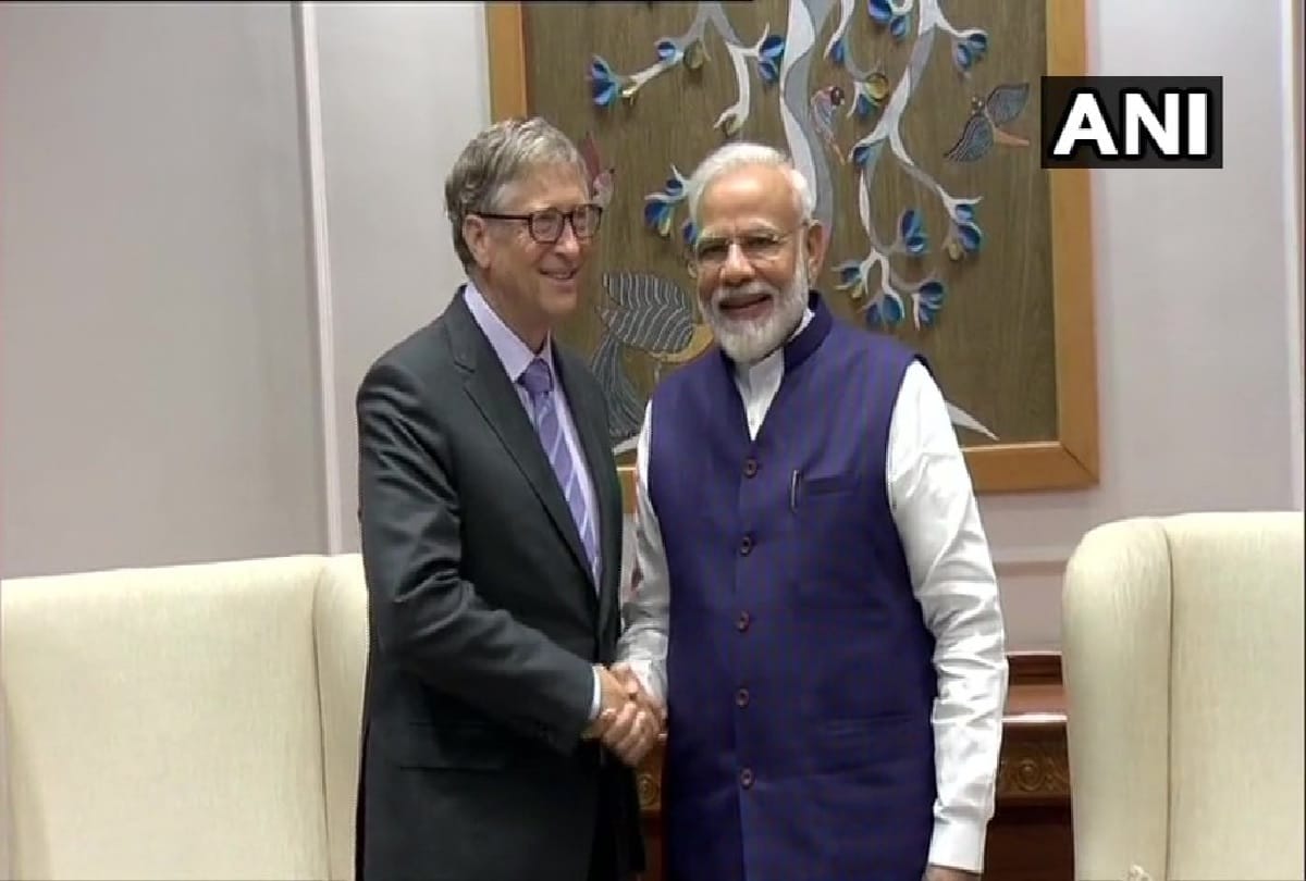 Philanthropist and Microsoft co-founder Bill Gates meets Prime Minister Narendra Modi in Delhi