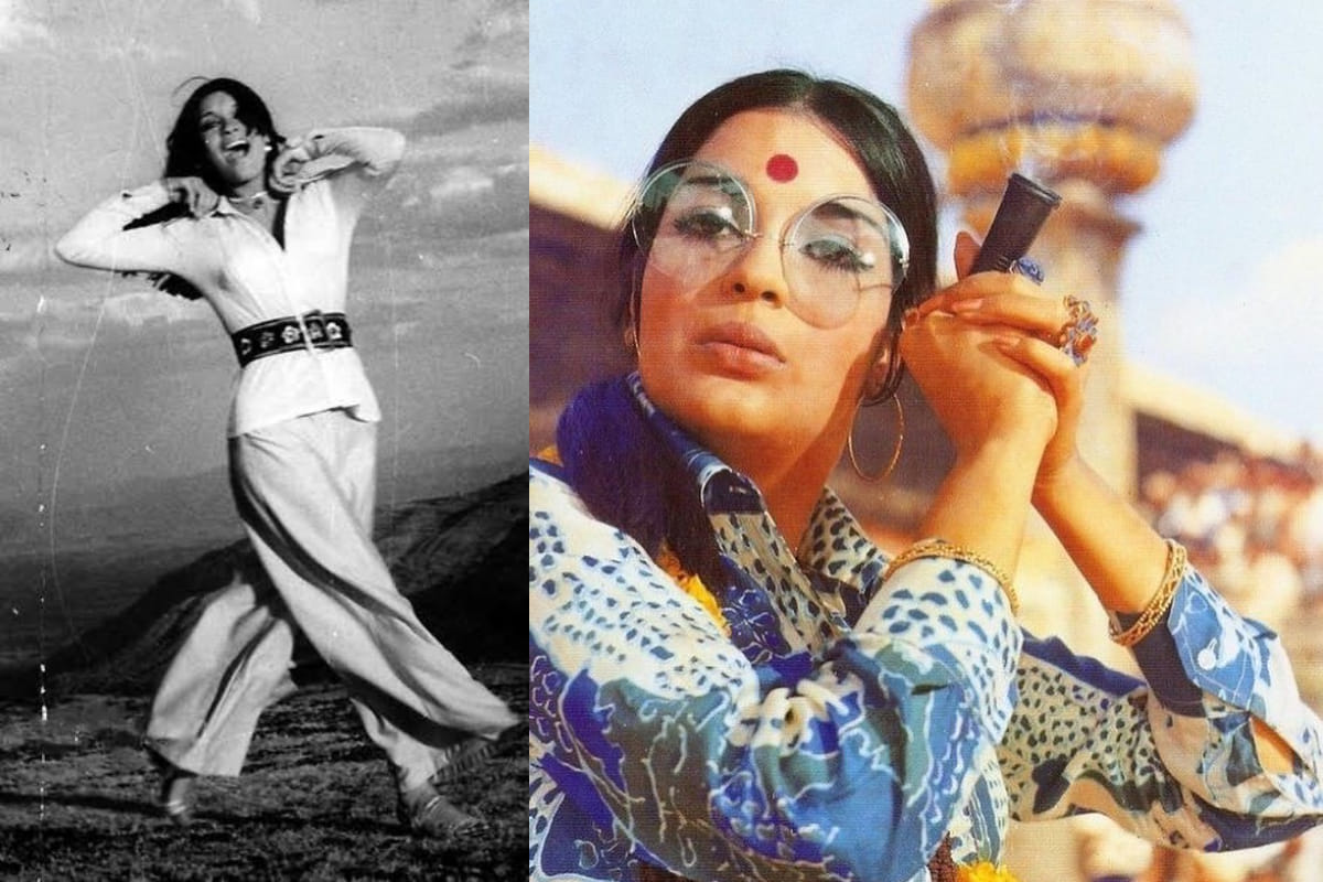 zeenat aman birthday images fashion style