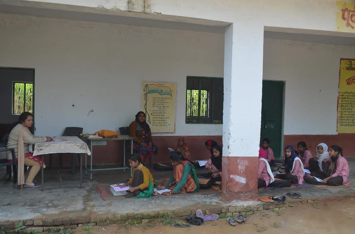 School opened in Nizampur village on time