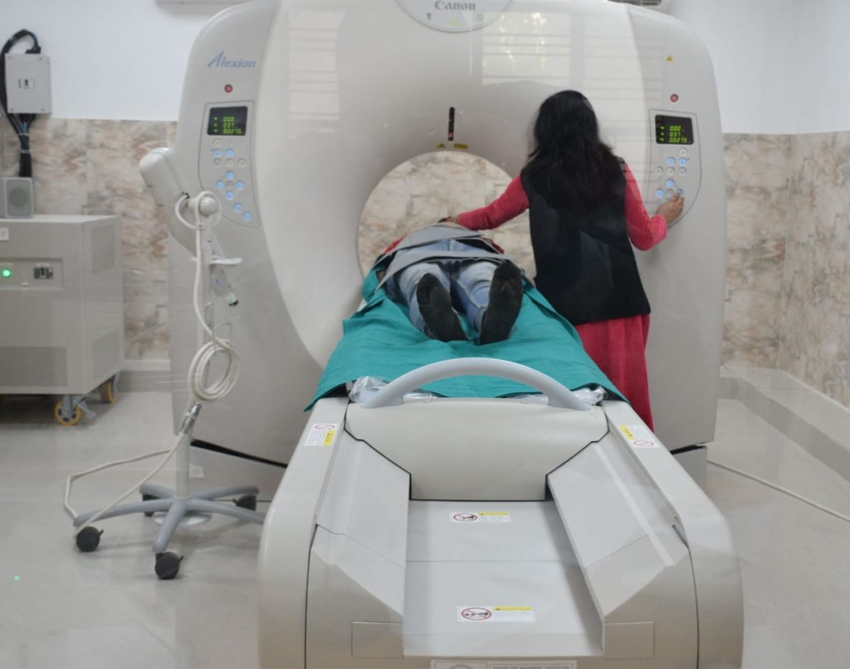 ct scan started
