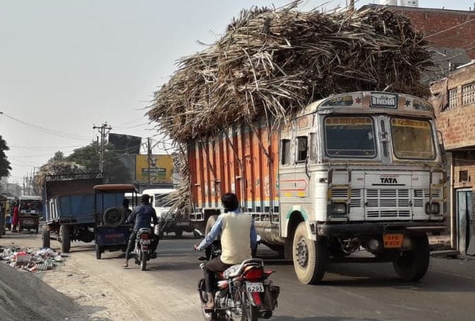 once again overload truck run without disturbing
